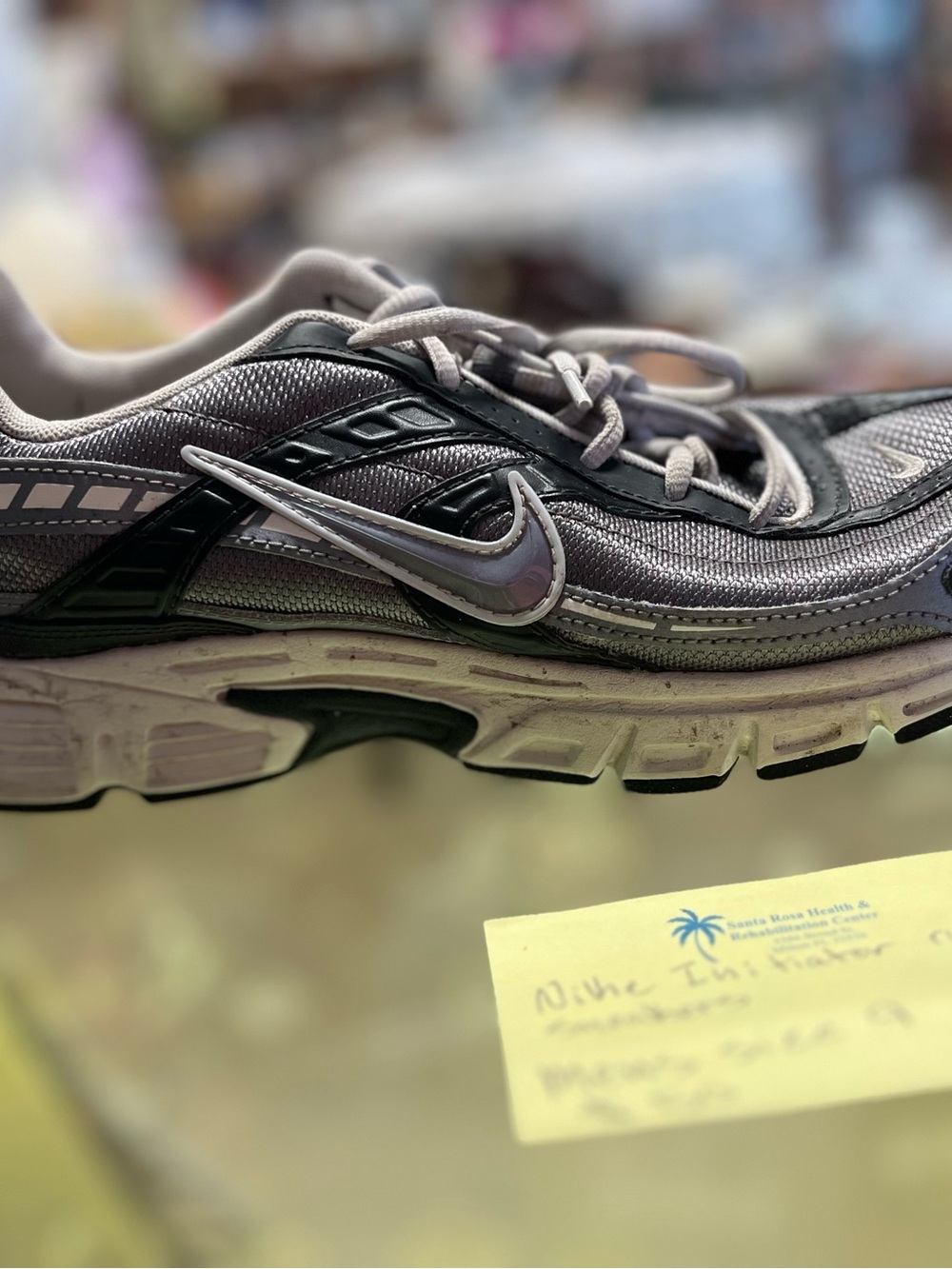 Nike Initiater Running Sneakers Men’s Gray and Black Athletic Shoes